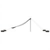 vidaXL Baldachin de plajă cu ancore de nisip, gri, 304x300 cm