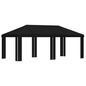 vidaXL Copertină pentru Gazebo 6 x 3 m Negru Poliester 190
