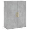 vidaXL Dulap cu montaj pe perete, gri beton, 69,5x34x90 cm