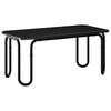 vidaXL Masă de cafea Negru 79,5 x 40 x 36 cm Lemn prelucrat