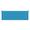 vidaXL Pernă de bancă de grădină, albastru, 150x50x3 cm, textil oxford