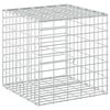 vidaXL Gabion cu S&acirc;rmă de 5 mm și Plasă de 5x10 cm 50x50x50 cm
