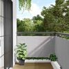 vidaXL Paravan de balcon, gri, 500x120 cm, PVC