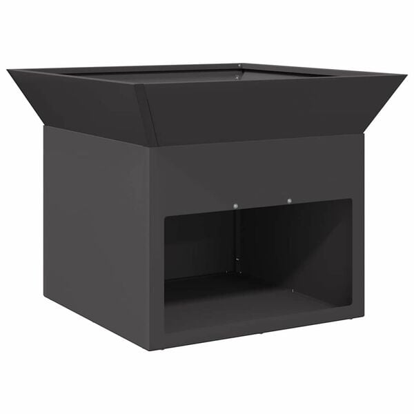 vidaXL Cuptor de foc Negru 50 x 50 x 40 cm Oțel