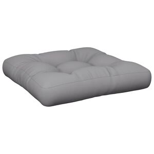 vidaXL Pernă pentru paleți, gri, 58x58x10 cm, textil