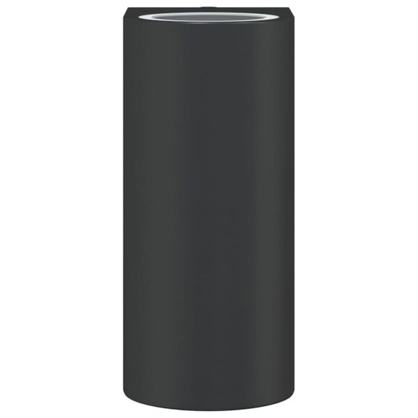 vidaXL Lampă exterioară de perete, negru, aluminiu turnat sub presiune