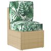 vidaXL Set de perne pentru palet Floral 2 pcs Model Frunză Verde