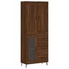 vidaXL Dulap &icirc;nalt, stejar maro, 69,5x34x180 cm, lemn compozit