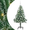 vidaXL Pom de Crăciun artificial cu zăpadă imitată și lumină LED