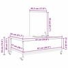 vidaXL Masă de cafea Stejar Artizanal 91 x 55 x 32 cm Lemn compozit
