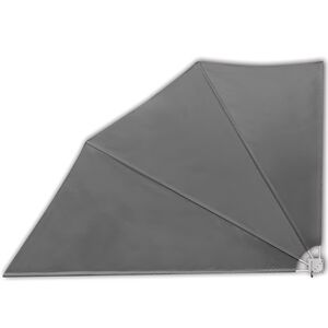 vidaXL Copertină laterală pliabilă de balcon, gri, 160x240 cm