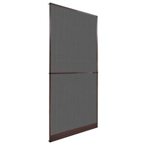 vidaXL Ecran pentru Insecte cu Hinge Manual Maro și negru 100 x 215 cm