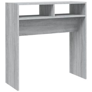 vidaXL Măsuță consolă, gri sonoma, 78x30x80 cm, lemn prelucrat