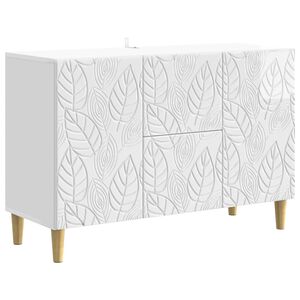 vidaXL Bufet Alb foarte lucios 89 x 34,5 x 60 cm Lemn prelucrat