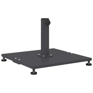 vidaXL Bază pentru umbrelă 25.95 kg Gri &icirc;nchis Pătrat