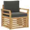 vidaXL Set de canapele de exterior Poliester Alb