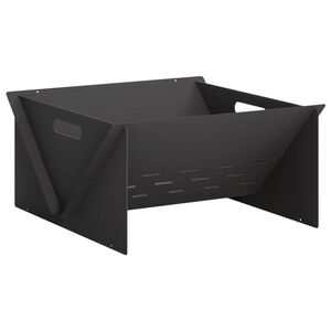 vidaXL Cuptor de foc Negru 40 x 40 x 20 cm Oțel