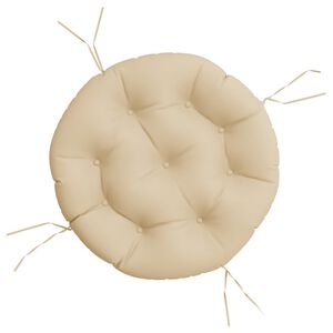 vidaXL Pernă rotundă bej, &Oslash; 60 x11 cm, țesătură Oxford