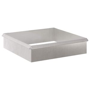 vidaXL Garduri pentru melci 8 buc. 100 x 3,5 x 25 cm Oţel inoxidabil