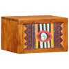 vidaXL Dulap de noapte Maro 35 x 30 x 22 cm