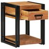 vidaXL Dulap de noapte Maro 40 x 40 x 50 cm Lemn Solid de Acacia