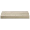 vidaXL Rafturi de perete suspendate, 2 buc., stejar, 40x23x3,8 cm, MDF