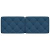 vidaXL Pernă pentru tăblie de pat, albastru, 140 cm, material textil
