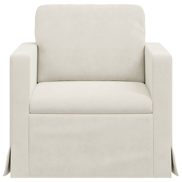 vidaXL Canapea Crem Dimensiuni generale: 78 x 78 x 80 cm (l x ad. x &icirc;)