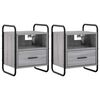 vidaXL Dulap de Noapte Suspendat 2 buc. Sonoma gri 40 x 30 x 50 cm