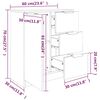 vidaXL Dulap, gri beton, 60x30x70 cm, lemn prelucrat