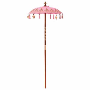vidaXL Parasol Balinez Roz 125 x 125 x 260 cm