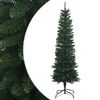 vidaXL Artificial Slim Christmas Tree 150 cm PE și PVC Verde