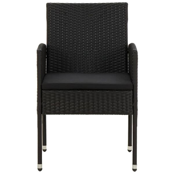 vidaXL Set mobilier de grădină, 9 piese, poliratan