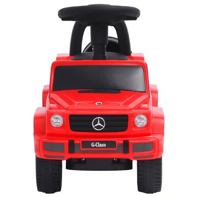vidaXL Mașinuță pentru pași Mercedes-Benz G63, roșu