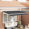 vidaXL Cortina Retractabilă Manual Antracit 250x200 cm țesătură