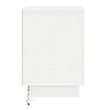 vidaXL Dulap de noapte Alb 39 x 34,5 x 50 cm Lemn compozit