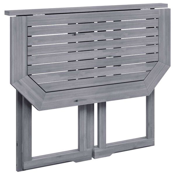 vidaXL Masă de balcon pliabilă, 90x50x74 cm, lemn masiv de acacia
