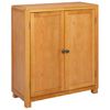 vidaXL Dulap cu depozitare Maro 80 x 35 x 95 cm Lemn de stejar masiv