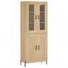 vidaXL Dulap &icirc;nalt, stejar sonoma, 69,5x34x180 cm, lemn compozit