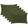 vidaXL Husă pentru pernă 6 pcs HEERLEN Verde 30 x 50 cm