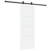 vidaXL Ușă glisantă ORKDAL 73,5 x 198,5 cm Lemn prelucrat Alb și negru