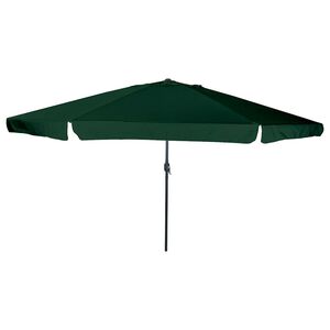 vidaXL Parasol de Grădină Verde 394 x 394 x 248 cm Poliester și oțel
