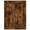 vidaXL Dulap pe perete, stejar afumat, 69,5x34x90 cm, lemn prelucrat