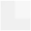 vidaXL Dulap TV suspendat, alb extralucios. 30,5x30x30 cm