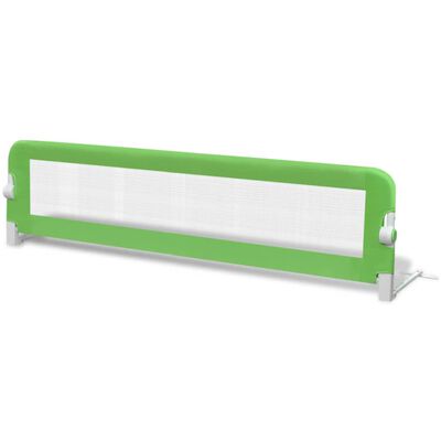 vidaXL Balustradă de siguranță pentru pat de copil, verde, 150x42 cm