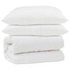 vidaXL Set de Pături cu pernă 3 pcs Alb Microfibră și Pene de Rață