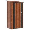 vidaXL Magazii pentru grădină Maro 103 x 74 x 200 cm Metal