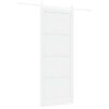 vidaXL Ușă glisantă ORKDAL 93 x 232 cm Lemn prelucrat Alb