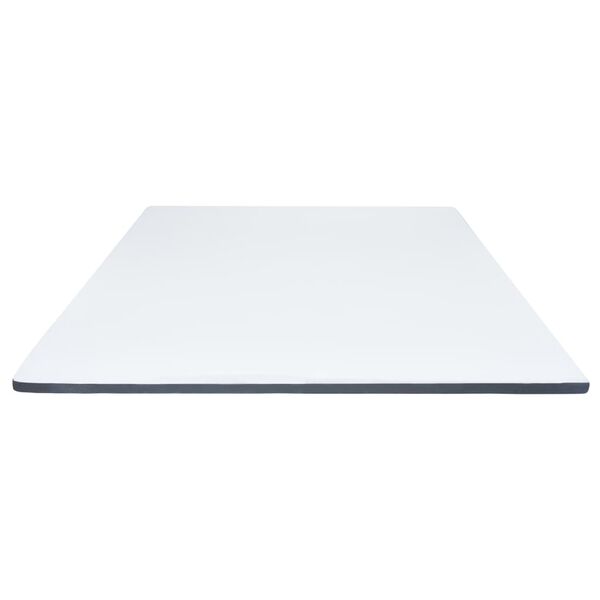 vidaXL Topper saltea de pat cu somieră, 200 x 200 x 5 cm moale mediu