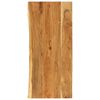 vidaXL Blat lavoar de baie, 140x52x2,5 cm, lemn masiv de acacia